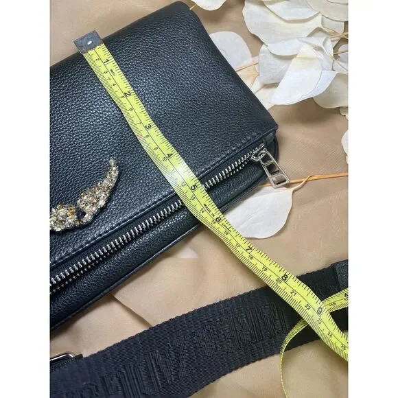 Zadig & Voltaire Rock Clutch Black Leather - Picture 13 of 13